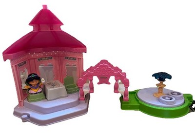 Fisher Price Little People Disney Princess Garden Tea Party Jasmine READ Works