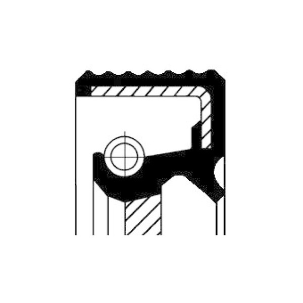 Corteco Wellendichtring Kurbelwelle Simmerring Stirnseitig 19035346B-image