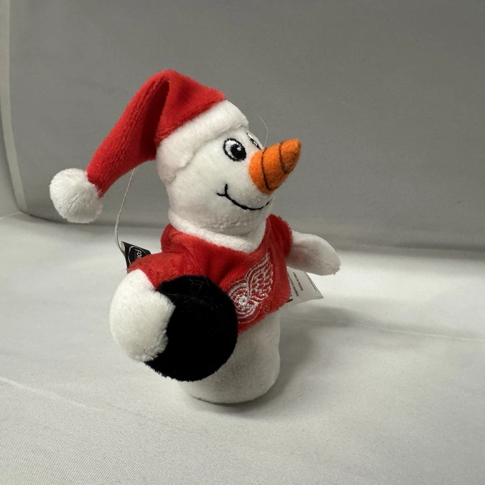 NHL Detroit Red Wings muñeco de nieve adorno de Navidad para siempre coleccionables RARO Foto 3 de 4