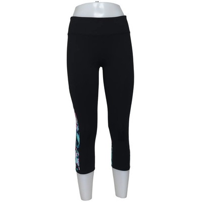 Fabletics, Sportleggings, Größe: S, Schwarz/Mehrfarbig, Elasthan/Polyester #SPV