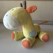Carter's 11" Musical Giraffe Wind Up BRAHMS LULLABY Stuffed Plush Toy Doll