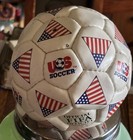 Vtg Official 1994 FIFA WORLD CUP US Men's National Team MINI SOCCER BALL 32 Yrs — photo 4