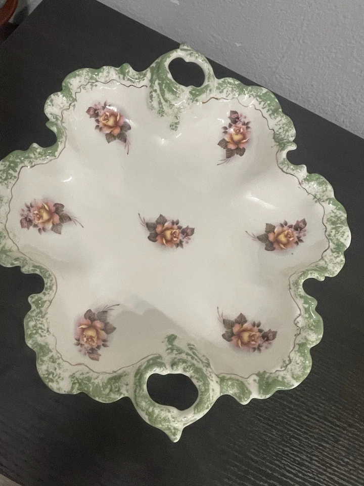 Cuenco de caramelo floral pintado a mano MCM Foto 2 de 4