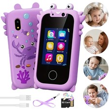 Kinder Telefon Spielzeug 2.4zoll Touchscreen 1080 HD Kamera 8 Spiele SD-Karte