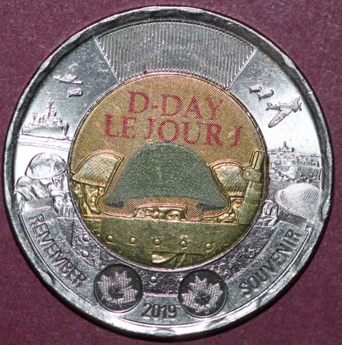 2019 Canada Toonie — photo from the most recent tracked eBay sale