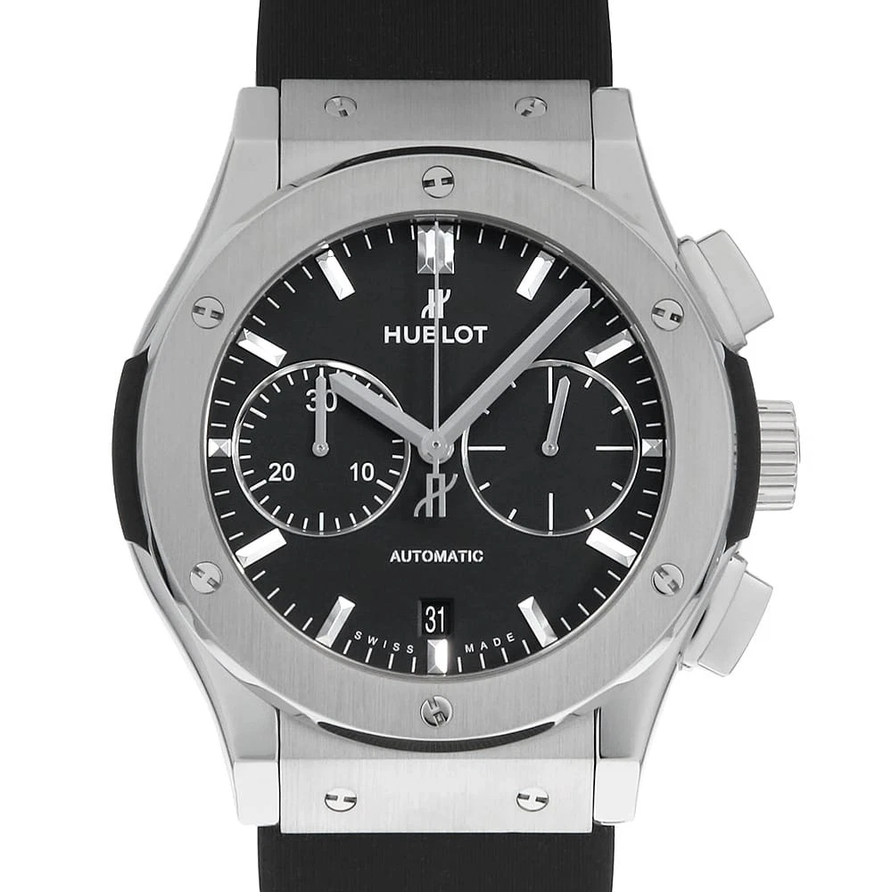 Hublot — HUBLOT Classic Fusion Titanium Chronograph 521.NX.1171.RX second hand mens