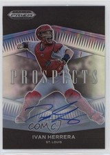 2021 Panini Prizm Draft Picks Prospects Silver Ivan Herrera #P-IH Auto 1b3