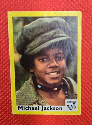 Michael Jackson Vlinder matchbox Sticker Label Vintage 1970s Jackson 5 Era