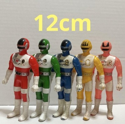 Power Rangers Choudenshi Bioman Soft Vinyl 5 Set Bundle Bulk Japan Bandai