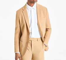 NWT ALFANI Alfatech Stretch Notch Lapel Patch Pocket Blazer Sport Coat Sz L