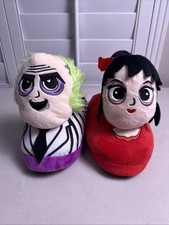 Ground Up Beetlejuice Slippers Size 9-10 Slip On Plush Shoes Lightweight
