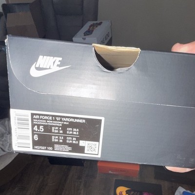 Nike Howard Univ x Air Force 1 '07 Low Yardrunners Sail/Brown HQ7027-100