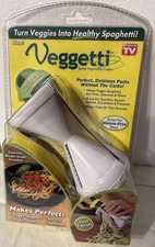 Veggetti Spiral Slicer Turns Veggies Into Healthy Spaghetti As Seen On TV Sealed