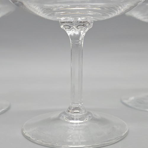 Set 3 bicchieri Lenox Desire bordo platino cristallo champagne sherbet alti 5" - Foto 5 di 9