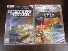 Video Game PC Achtung Panzer Operation Star + Achtung Panzer Kharkov 1943 NEW