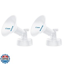 Hranio Breast Pump Parts Compatible with 17mm Spectra Flange 17mm Spectra Rep