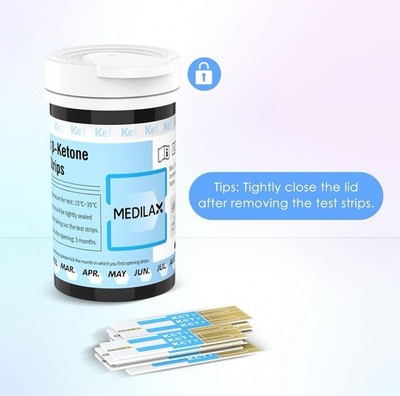 Eaglenos Blood Glucose And Ketone Tester - For Cows, With 60 Ketone Test Strips