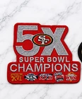 FOOTBALL SAN FRANCISCO 49ERS NFL EMBROIDERED IRON ON PATCH 3"X3" FREE SHIPPING