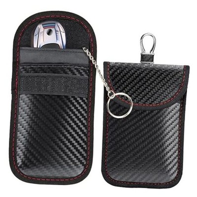  2 Pcs Faraday Bag for Car Keys, Car Accessories RFID 2PCS S(5.21*3.35 in)