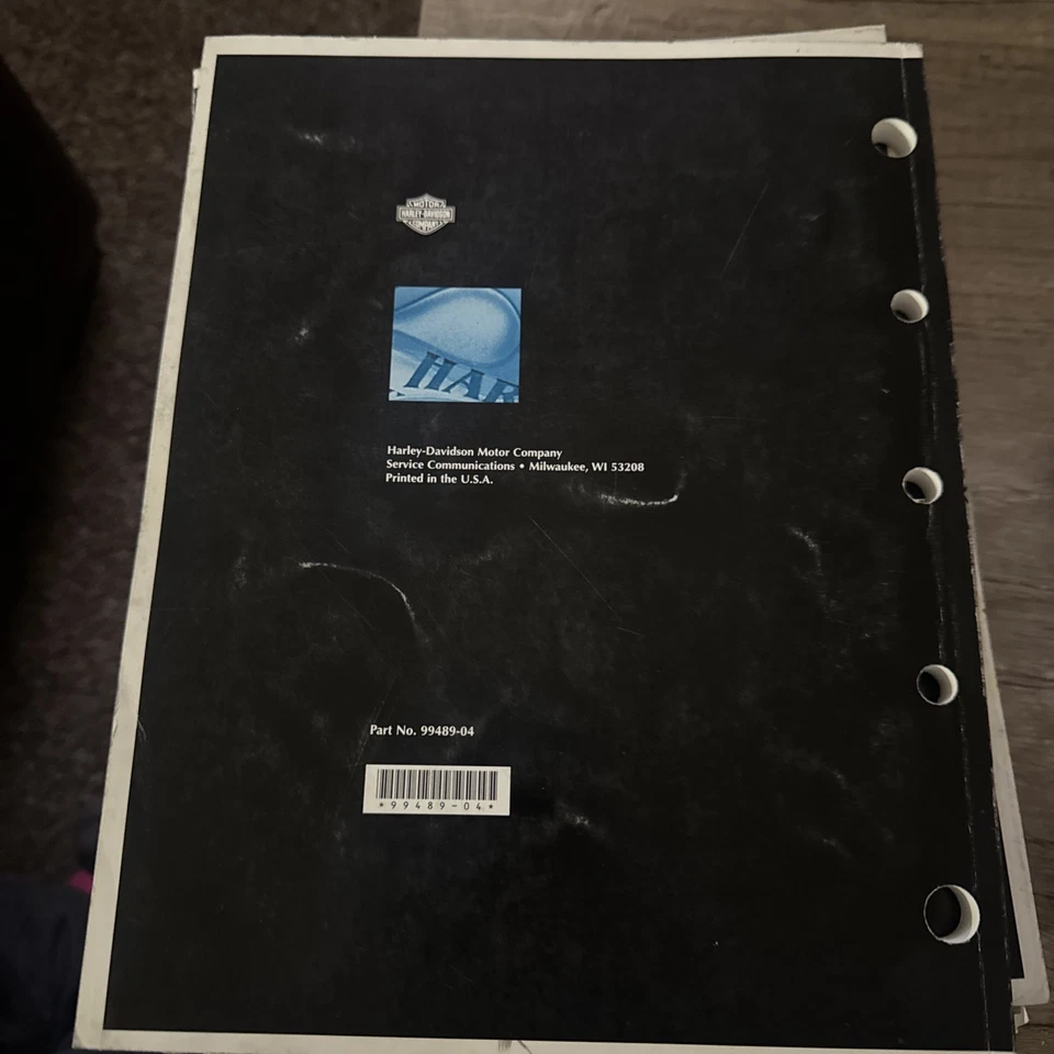 Harley-Davidson 1989-2005 catálogo de piezas pintadas manual oficial de fábrica Foto 2 de 2