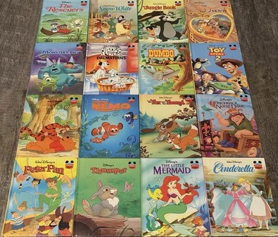 Lot Of 16: 1st Ed. Walt Disney s Wondeful World Of Reading Books Set; VERY GOOD!