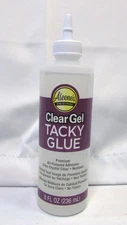 Aleene's Clear Gel Tacky Glue-8oz - NEW