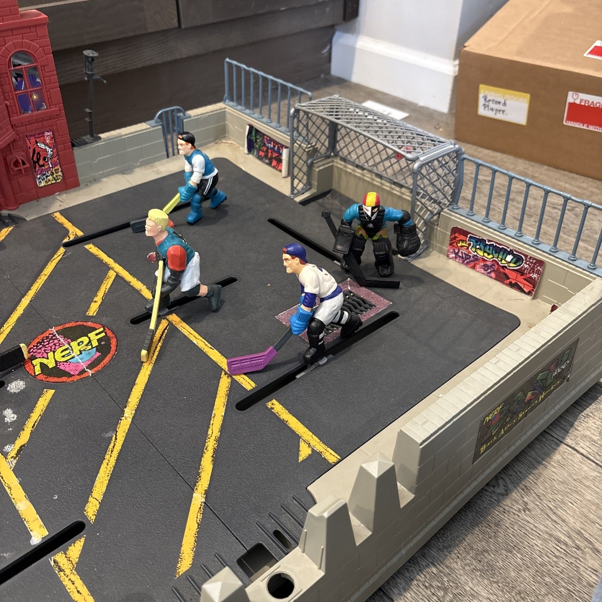Vintage NERF Bash Back Alley Street Hockey Table Game | eBay