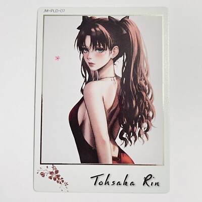 Goddess Story Doujin Comic Party Polaroid Card - Rin Tohsaka