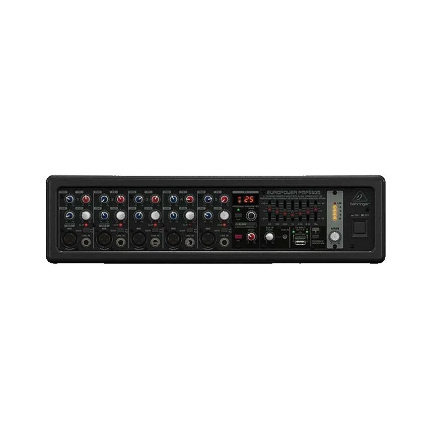Behringer mezcladores en vivo y de estudio digital con una función de Amplificador de potencia