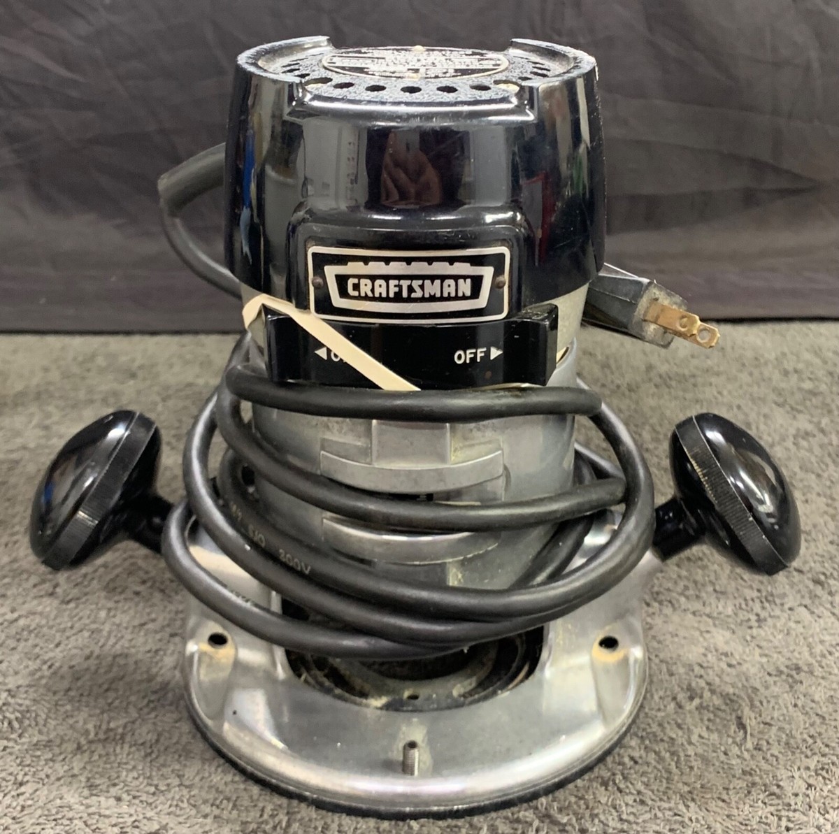 Vintage SEARS CRAFTSMAN Router Model 315.17360 Double Insulated