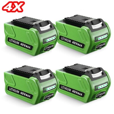 4X Für Greenworks 40V 29462 8,0AH Akku Batterie G-MAX 29472 29727 22272 20302