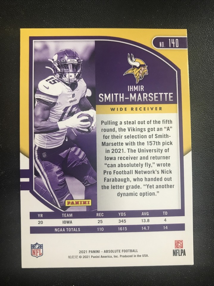 2021 Panini Absolute 140 Ihmir SmithMarsette eBay
