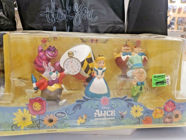 6 Disney Alice in Wonderland Figurine Playset Cake Topper for sale online | eBay