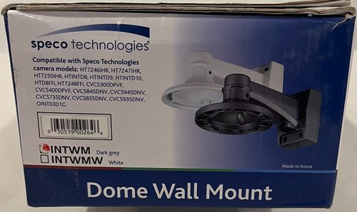 Speco Technologies Dome Wall Mount, INTWM Dark Grey - Picture 2 of 7