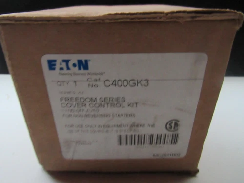 Eaton C400GK3 Cover Control Kit Hand-off-auto Pushbutton NEW!!