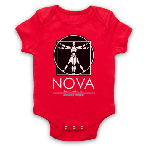 NOVA LABS UNOFFICIAL SHORT CIRCUIT LABORATORIES ROBOT BABY GROW BABYGROW GIFT - Picture 1 of 13