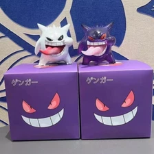 Pokemon Anime Figures Gengar 9cm Action Figure Transparent Gengar PVC Model