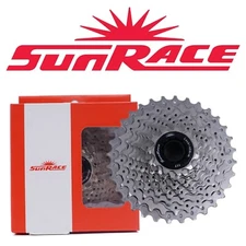 SunRace 11 Speed Cassette 11-32t Silver fits Shimano Sram Sunrace Road Bike