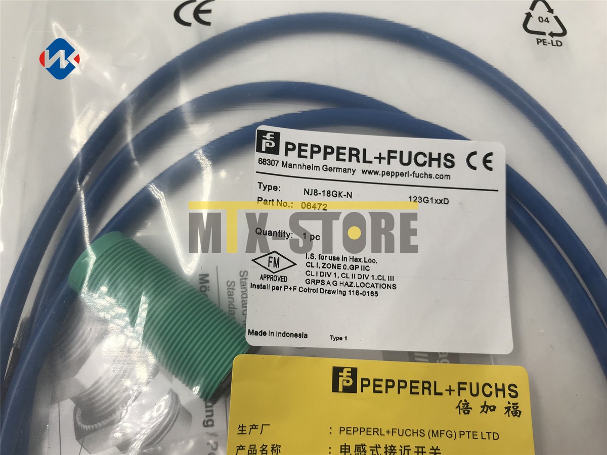 1QTY Brand New Pepperl+Fuchs Nj8-18GK-N Nj818GKN Sensor&Proximity
