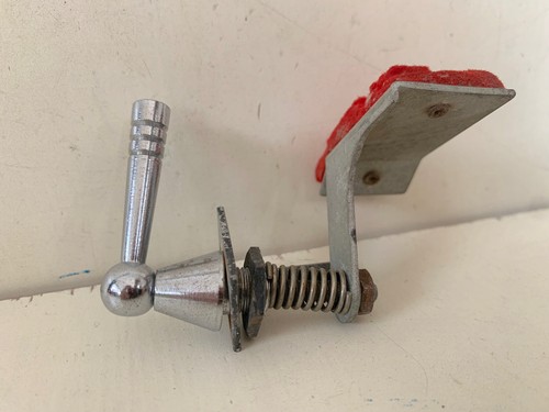 LUDWIG mazza da baseball in feltro rosso MUFFLER rullante Tom controllo tono batteria parte 60s vintage KS - Foto 6 di 6