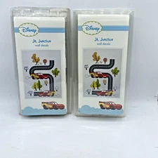 KidsLine Disney Cars Jr. Junction Wall Decals Lightning Road Signs Lot Of 2
