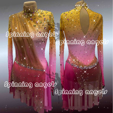 Figure Skating Dress Women's / Girls' Ice Skating Dress pink dyeing