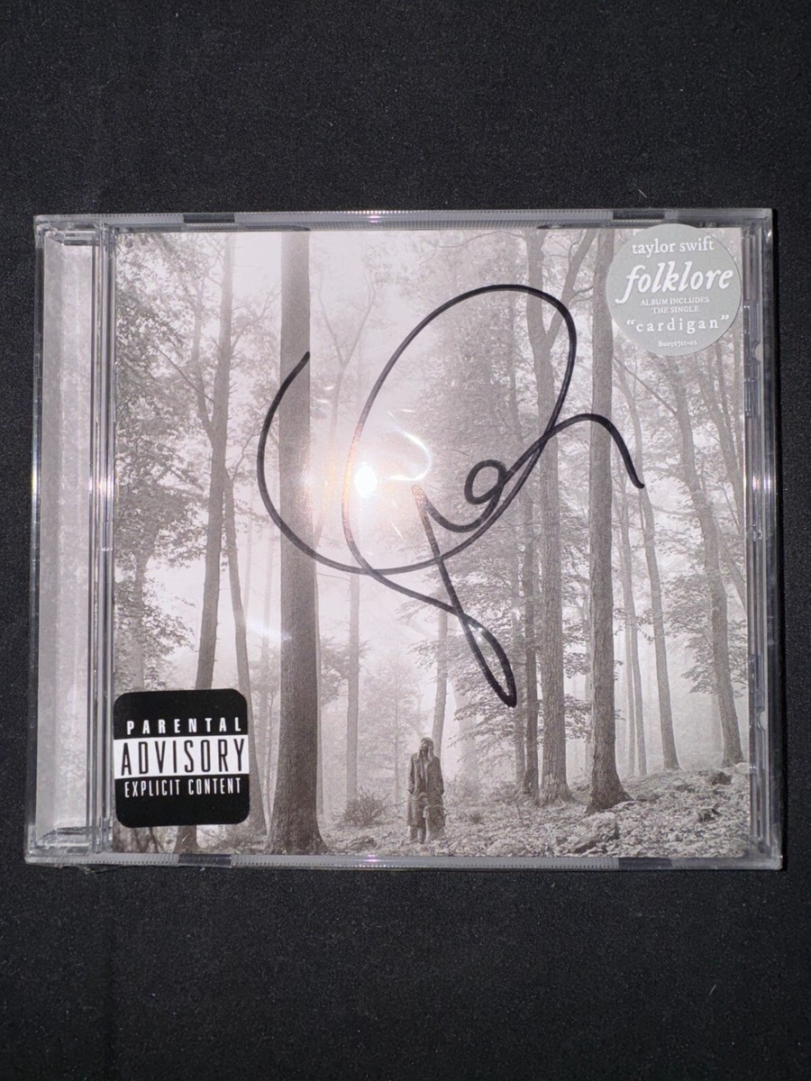 Brand New & Sealed - Signed Folklore CD Taylor Swift | eBay