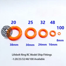 Life Ring Lifebuoy RC Model Ship Fittings -Multi-size Available
