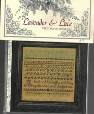  Lavender & Lace ~Angel Sampler~by Marilyn Leavitt-Imblum alphabet -L&L35-New