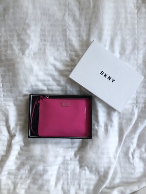 Hot Pink DKNY Wristlet Wallet