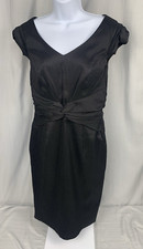 White House Black Market Classic Little Black Dress Size 6 Sleeveless Evening
