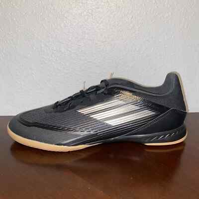 Adidas F50 League IN Black White Gum Indoor Soccer Shoes  display picture 1