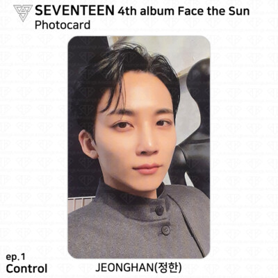SEVENTEEN 4th Album Face the Sun Official Photocard ep.1 Control