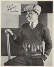 8X10 PHOTO ADVERTISEMENT OF SMILING YOUNG BOY IN LORENZ SWEATER VEST